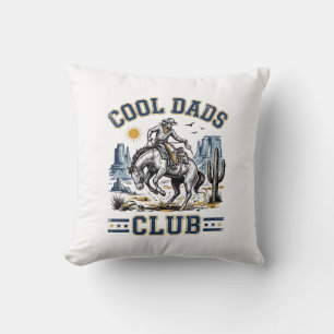 Coole Väter Club Vintage Cowboy Western Hemd Desig Kissen