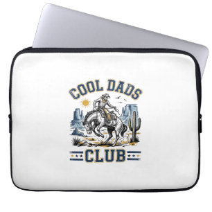 Coole Väter Club Vintage Cowboy Western Hemd Desig Laptopschutzhülle