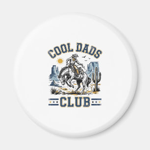 Coole Väter Club Vintage Cowboy Western Hemd Desig Magnet