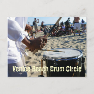 Coole Venice Beach Trorum Circle Postcard! Postkarte