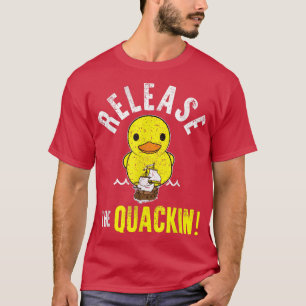 COOLE VERÖFFENTLICHUNG DES QUACKIN Yellow Rubber D T-Shirt