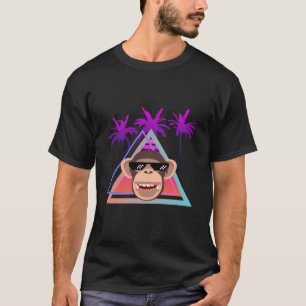 Coole verrückte Schimpansen T-Shirt