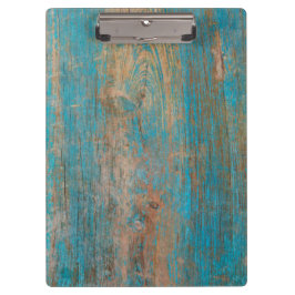 Coole verwitterte blaue klemmbrett