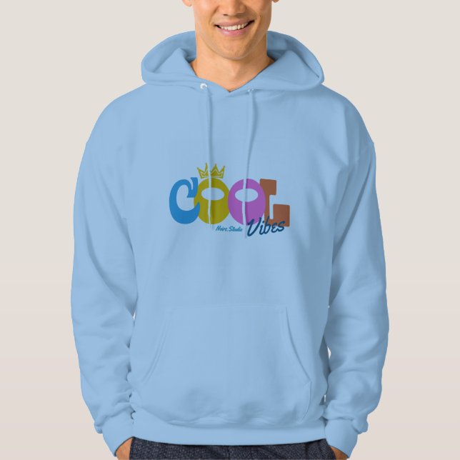 Coole Vibes Grafik Hoodie  (Vorderseite)