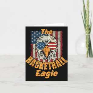 Coole Vintage Familienmatte Basketball Adler 4. Karte