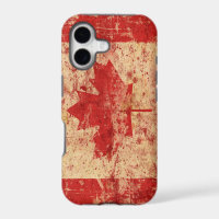 Coole Vintage-Flagge Kanadas Ahornblatt iPhone-Hül