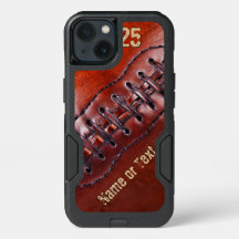 Coole Vintage-Fußball-iPhone-Hüllen Name und Numme