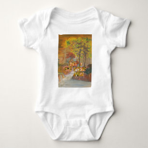 Coole Vintage Hakuna Matata haben eine coole Autos Baby Strampler