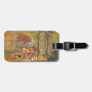 Coole Vintage Hakuna Matata haben eine coole Autos Gepäckanhänger