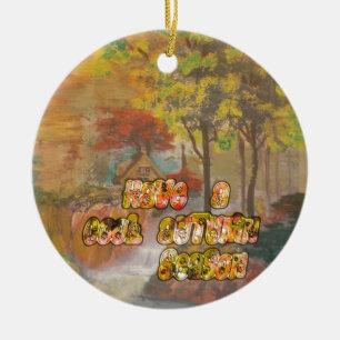 Coole Vintage Hakuna Matata haben eine coole Autos Keramik Ornament