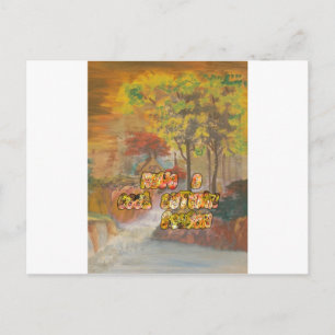 Coole Vintage Hakuna Matata haben eine coole Autos Postkarte