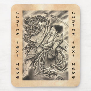 Coole Vintage japanische Mousepad