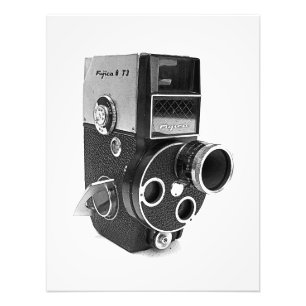 Coole Vintage Kamera Print/Poster! Fotodruck