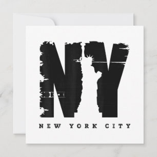 Coole Vintage New York City Style Tee Shirts, New  Save The Date