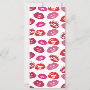 Coole Vintage Retro gürmisch-rosa Glossy Lips