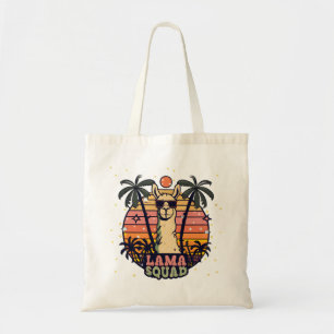 Coole Vintage Retro Lama-Truppe Tragetasche