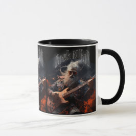 Coole Vintage Rock'n'Roll-Gitarrist Tasse