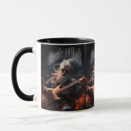 Coole Vintage Rock'n'Roll-Gitarrist Tasse