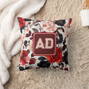 Coole Vintage Rose Kissen