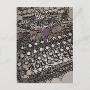 Coole Vintage Schreibmaschine Moderner Pop Art Postkarte