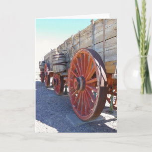 Coole Vintage-Style-Wagen-Grußkarte! Karte
