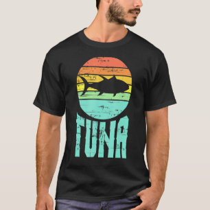 Coole Vintage-Thunfisch-Kunst Fischfang Thunfisch- T-Shirt