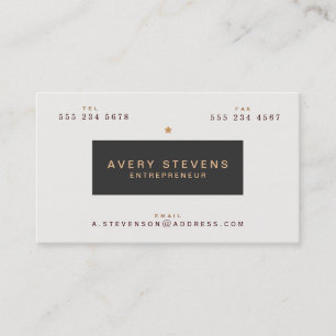 Coole Vintage Typografie Beruflich Visitenkarte