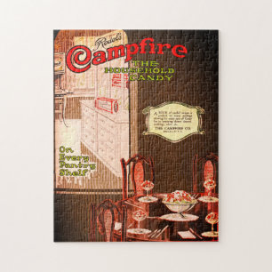 Coole Vintage Zeitschrift - Werbedarstellung Puzzle