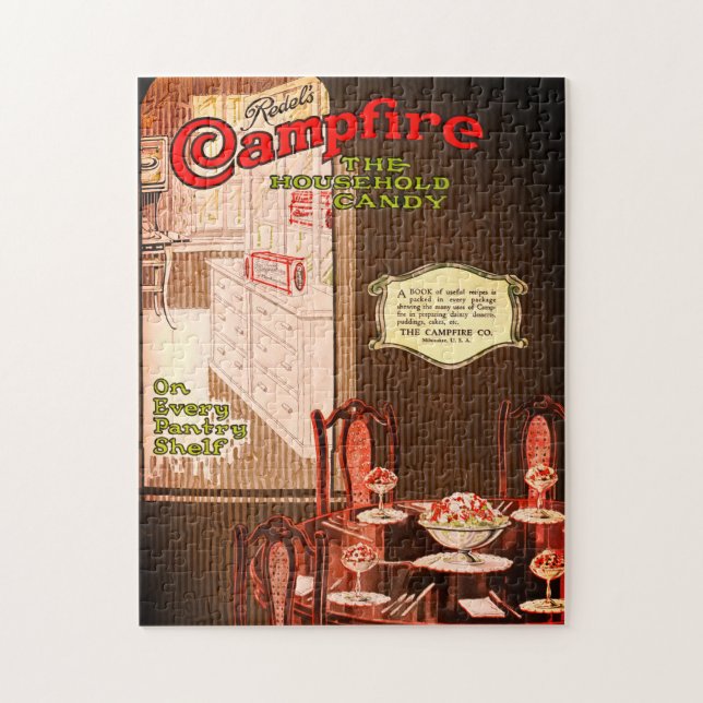 Coole Vintage Zeitschrift - Werbedarstellung Puzzle (Vertikal)