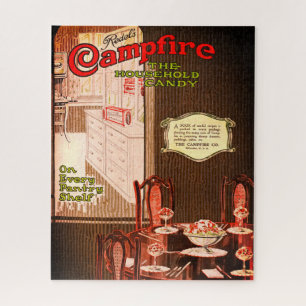 Coole Vintage Zeitschrift - Werbedarstellung Puzzle