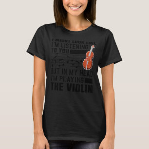 Coole Violine für Männer Violinist Viola C T-Shirt