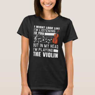 Coole Violine für Männer Violinist Viola C T-Shirt