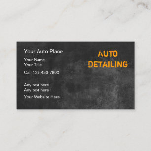 Coole Visitenkarten für Auto-Detailing Visitenkarte