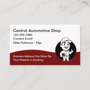 Coole Visitenkarten für Autowerkstätten Visitenkarte