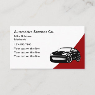 Coole Visitenkarten für den Kfz-Service Visitenkarte