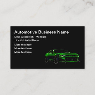 Coole Visitenkarten mit Auto-Motiv Visitenkarte