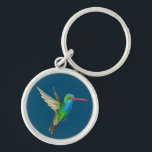 Coole Vogelfarbe des Hummingvogel Schlüsselanhänger<br><div class="desc">Passen Sie diesen niedlichen Schlüsselanhänger mit Ihrem eigenen Text,  Ihrem Namen oder allem anderen an,  was Ihnen gefällt. Vogelliebhaber werden diesen Broad-Billed Hummingbird schätzen,  der von mir für Sie handgemalt wurde! Karo in meinem Shop für viele weitere passende Artikel!</div>