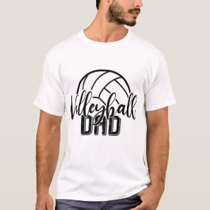 Coole Volleyball Vater Wortart T-Shirt