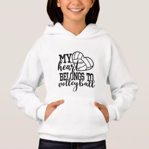coole Volleyballsportler Hoodie