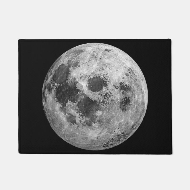 Coole Vollmond-Astronomie Fußmatte (Vorderseite)