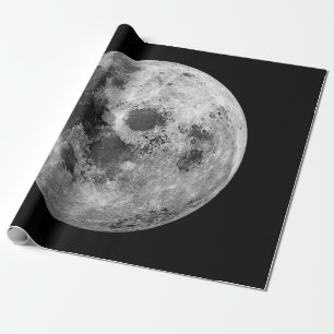 Coole Vollmond-Astronomie Geschenkpapier