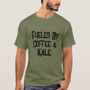 Coole, von Kaffee und Kale gesäubert Männer T-Shirt