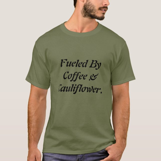 Coole, von Kaffee und Kohl gespeiste Sonne Männer T-Shirt (Vorderseite)