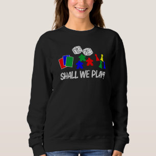 Coole Vorstandsspiele für Damen und Herren - Karte Sweatshirt