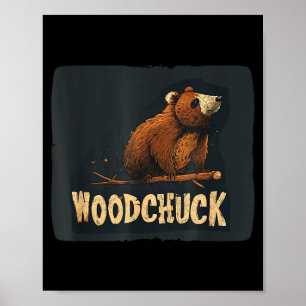 Coole Waldmurmeltier-Kostüm für Groundhog-Fans  Poster