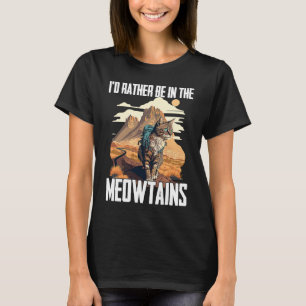 Coole Wanderkatzen für Männer Frauen Kinder Wander T-Shirt