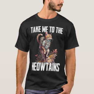 Coole Wandernde Katzen Für Männer Frauen Kinder Wa T-Shirt