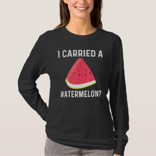 Coole Wassermelone für Männer Rote Melone T-Shirt