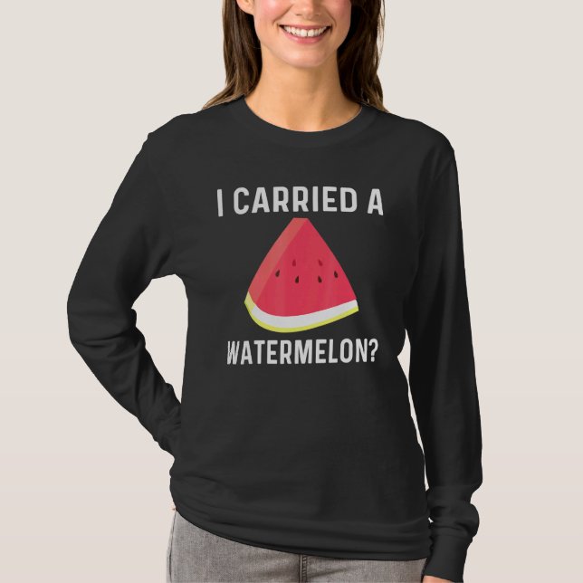 Coole Wassermelone für Männer Rote Melone T-Shirt (Vorderseite)