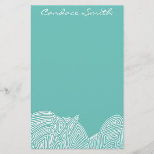 Coole Waves Personalisiert Briefpapier